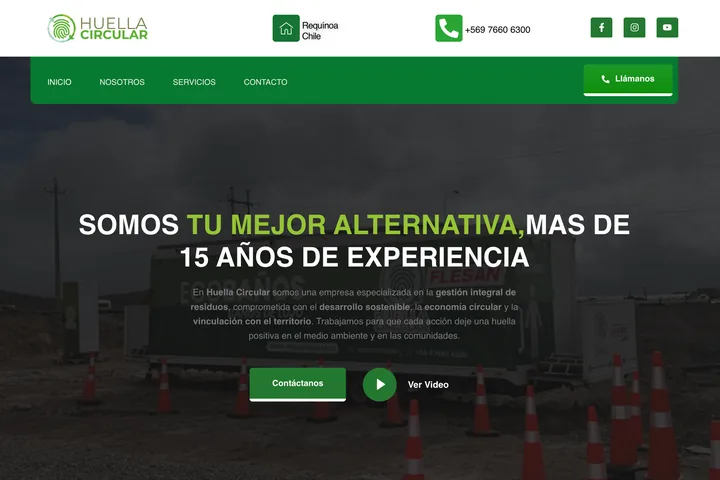 Sitio web huellacircular.cl